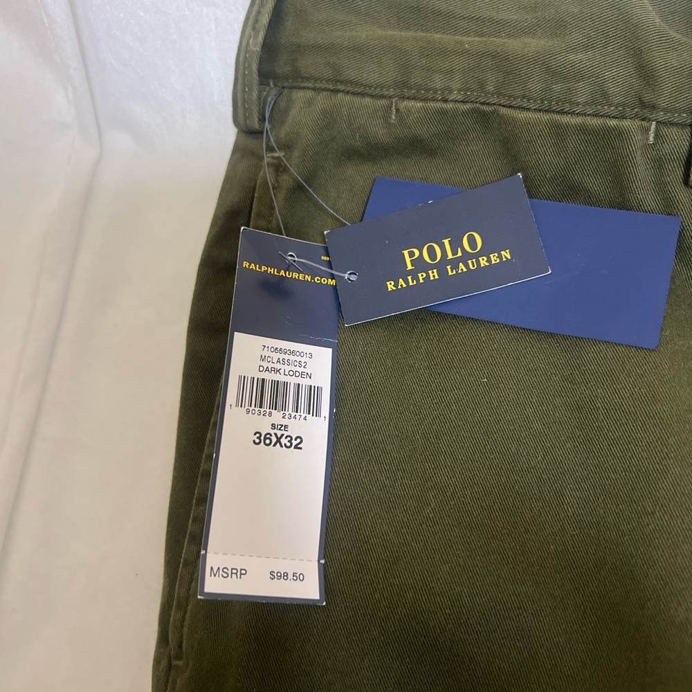 Ralph Lauren Men's Olive Chinos - Picture 3 of 6
